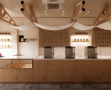 Enscape侘寂餐饮店场景SketchUp草图大师模型下载2149