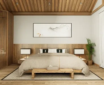 Enscape民宿卧室场景SketchUp草图大师模型下载2156