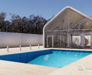 Enscape阳光房场景SketchUp草图大师模型下载2160