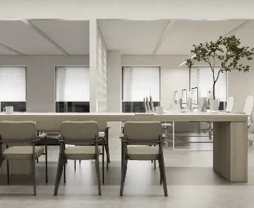 Enscape侘寂风办公室场景SketchUp草图大师模型下载2163