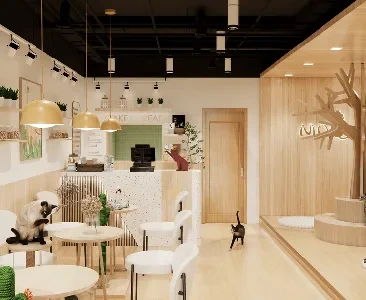 Enscape宠物店场景SketchUp草图大师模型下载2169