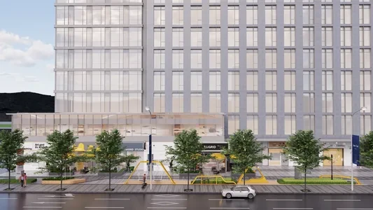 Enscape商业街场景SketchUp草图大师模型下载1199
