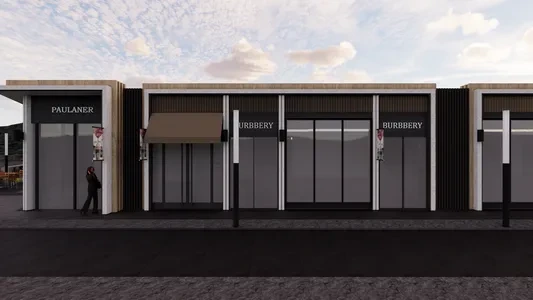 Enscape商业街场景SketchUp草图大师模型下载1208