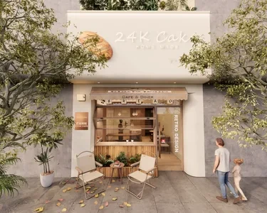 Enscape店铺门头场景SketchUp草图大师模型下载1211