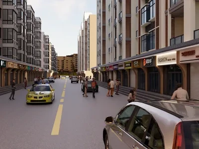 Enscape店铺门头场景SketchUp草图大师模型下载1218
