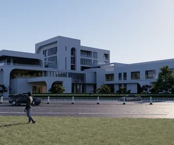 Enscape建筑展馆场景SketchUp草图大师模型下载1613