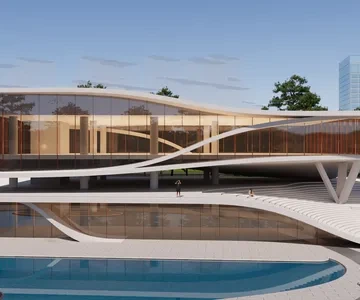 Enscape建筑展馆场景SketchUp草图大师模型下载1614