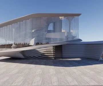 Enscape建筑展馆场景SketchUp草图大师模型下载1616