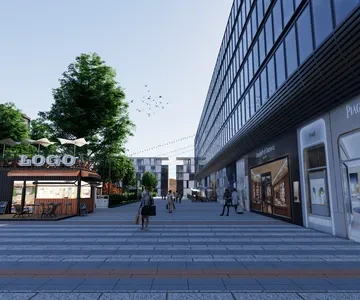 Enscape集装箱建筑场景SketchUp草图大师模型下载1632