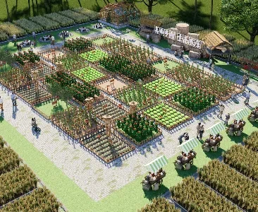 Enscape农场菜园场景SketchUp草图大师模型下载2179