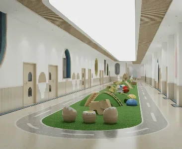 Enscape幼儿园教室场景SketchUp草图大师模型下载2186