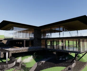 Enscape特色小镇场景SketchUp草图大师模型下载2193