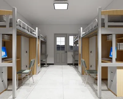 Enscape宿舍场景SketchUp草图大师模型下载ID56728
