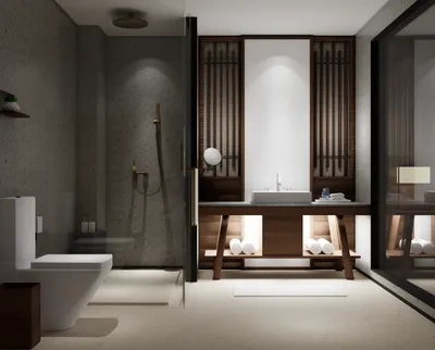 Enscape卫生间SU场景SketchUp草图大师模型下载ID56801