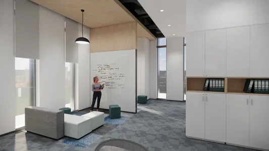 Enscape员工办公室场景SketchUp草图大师模型下载1234