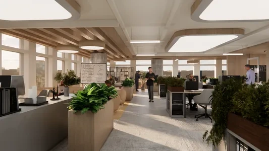 Enscape办公室空间场景SketchUp草图大师模型下载1235