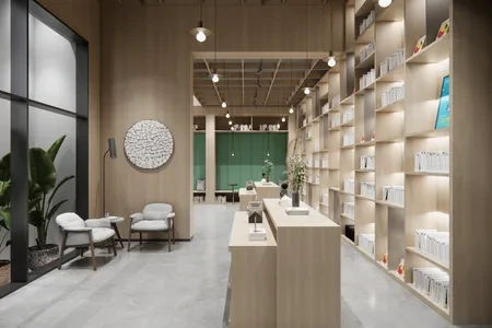 Enscape书吧图书馆场景SketchUp草图大师模型下载1238