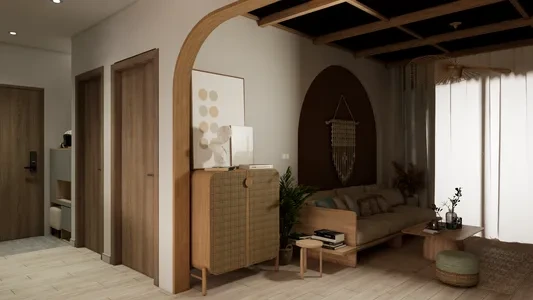 Enscape客厅场景SketchUp草图大师模型下载1248