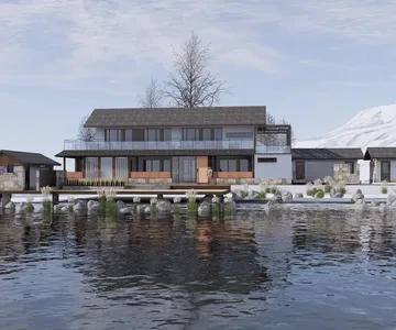 Enscape民宿场景SketchUp草图大师模型下载1636