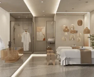 Enscape美容美妆美甲店场景SketchUp草图大师模型下载2209