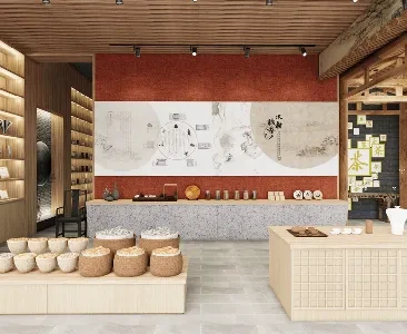 Enscape文创店场景SketchUp草图大师模型下载2220