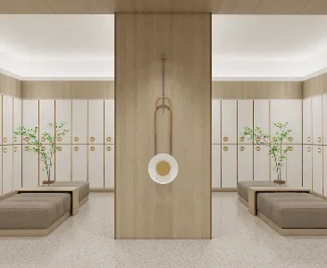 Enscape更衣室场景SketchUp草图大师模型下载2232
