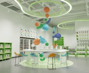 Enscape文创店场景SketchUp草图大师模型下载2237