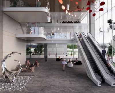 Enscape商场大堂场景SketchUp草图大师模型下载ID46054