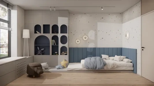 Enscape儿童房场景SketchUp草图大师模型下载1268