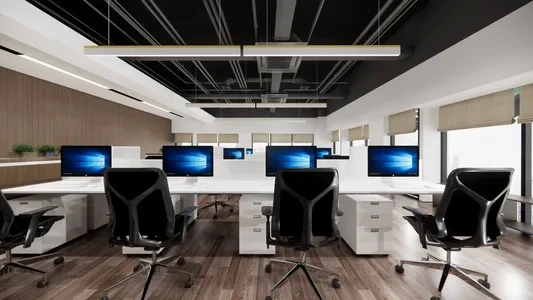 Enscape办公室场景SketchUp草图大师模型下载1274