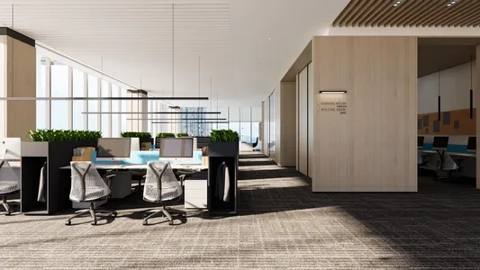 Enscape办公室场景SketchUp草图大师模型下载1276