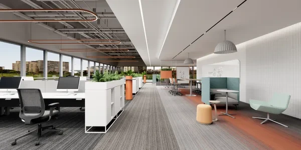 Enscape办公室场景SketchUp草图大师模型下载1280