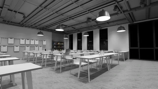 Enscape教室场景SketchUp草图大师模型下载1283