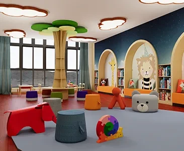 Enscape幼儿园场景SketchUp草图大师模型下载1719
