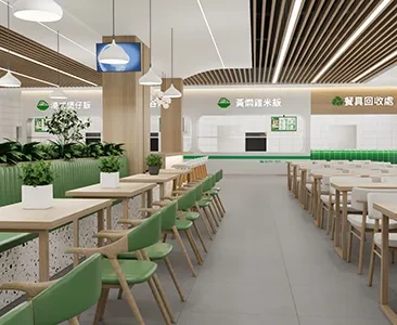 Enscape食堂员工餐厅场景SketchUp草图大师模型下载1727