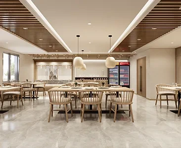 Enscape食堂员工餐厅场景SketchUp草图大师模型下载1734