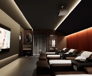 Enscape美容美妆美甲店场景SketchUp草图大师模型下载2241