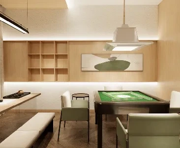Enscape棋牌室场景SketchUp草图大师模型下载2247