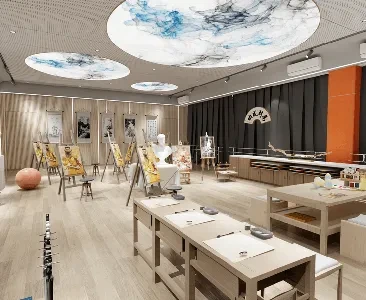 Enscape画展场景SketchUp草图大师模型下载2257