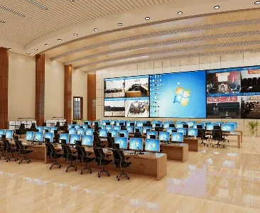 Enscape监控中心场景SketchUp草图大师模型下载2258