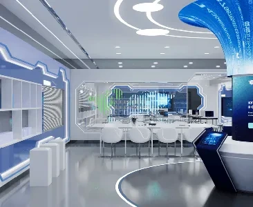 Enscape科技馆场景SketchUp草图大师模型下载2264