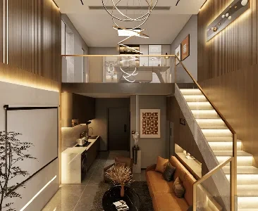 Enscape LOFT家装场景SketchUp草图大师模型下载2266