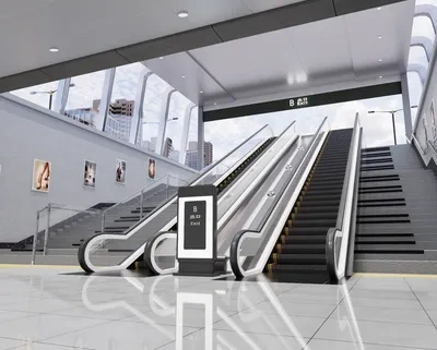 Enscape地铁场景SketchUp草图大师模型下载ID54513