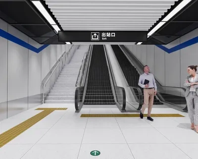 Enscape地铁场景SketchUp草图大师模型下载ID54515