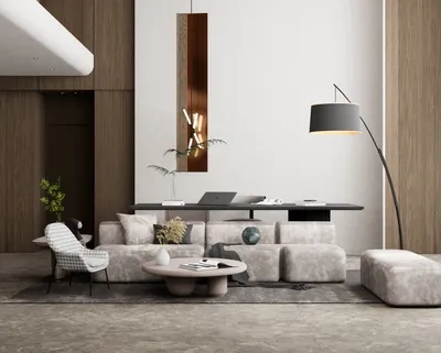 Enscape书房场景SketchUp草图大师模型下载ID55303