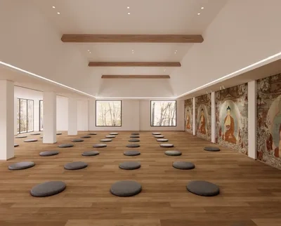Enscape佛堂场景SketchUp草图大师模型下载ID56151