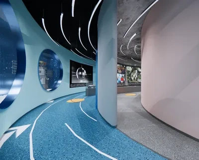 Enscape航天航空展厅场景SketchUp草图大师模型下载ID56367