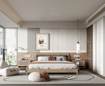 现代客餐厅场景SketchUp草图大师模型下载ID93683
