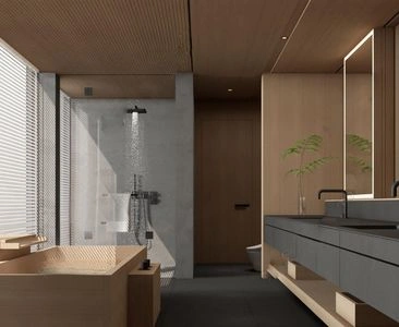 日式卫生间场景SketchUp草图大师模型下载ID93725