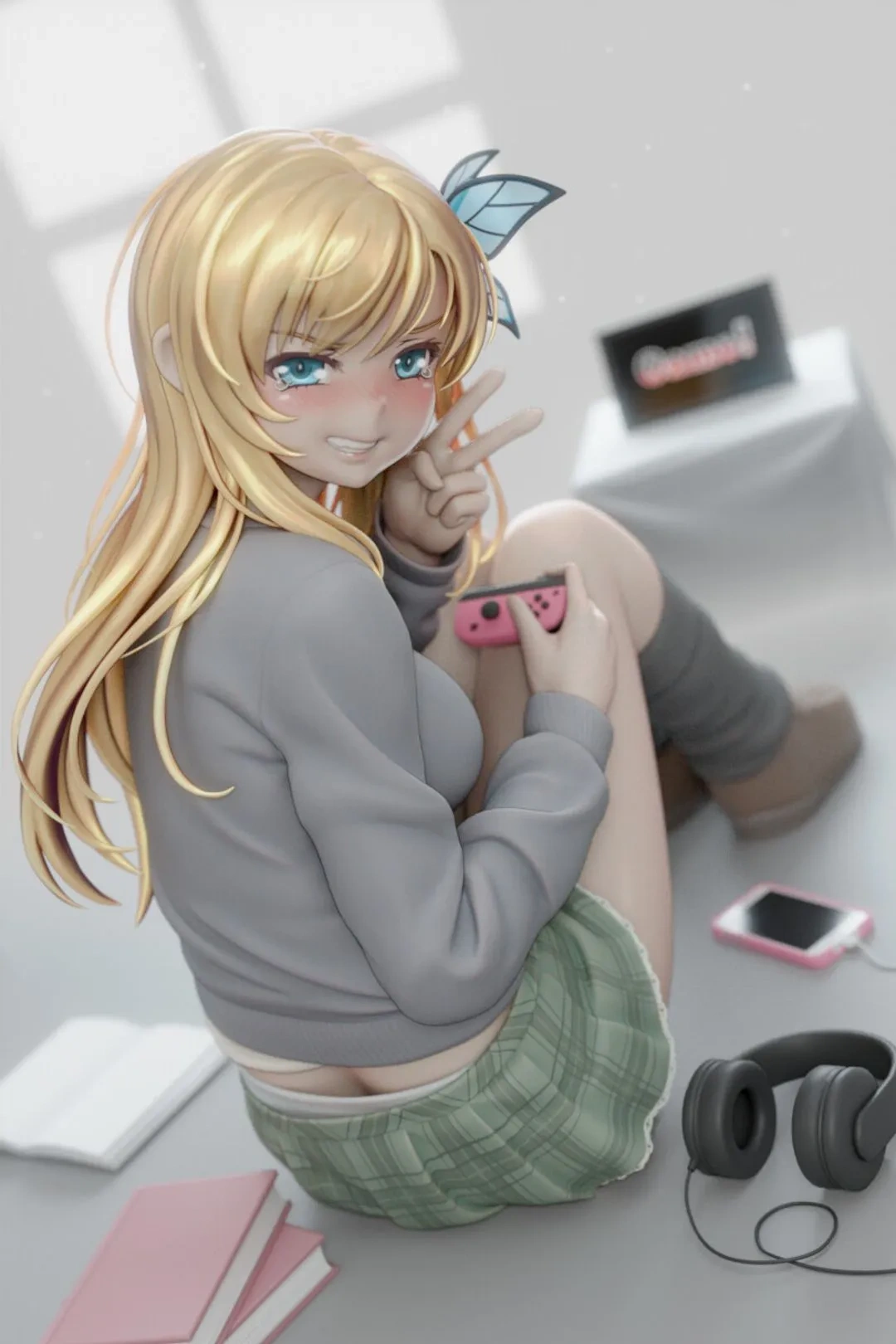 blender卡通女性角色3D模型小女孩ID00060Sena